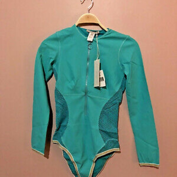 Stella McCartney Contrast Stitching Long Rashguard - Picture 4 of 7